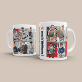 NY Yankees Bronx Bombers Dream Team MLB 3D Doodle Art - 11oz Ceramic Mug